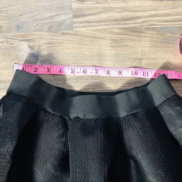 Good Times Los Angeles Mesh Aline Black Embroidered Skirt - Picture 8 of 8